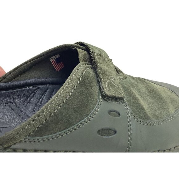 Earth Kalso Negative Heel Suede & Leather Clogs Green Women’s Slip-On Shoes Sz 6 - Picture 7 of 9